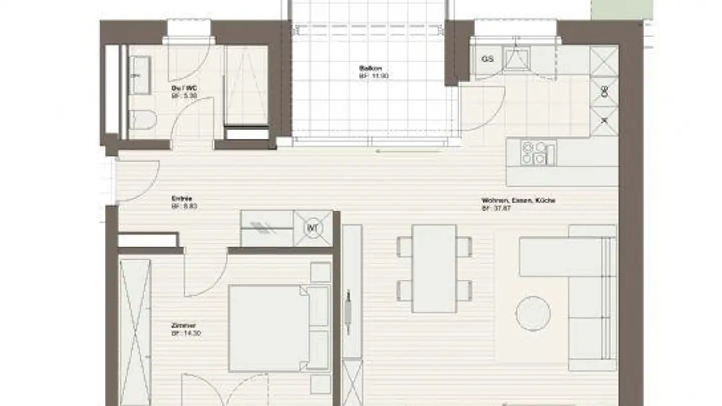 Appartamento in affitto - Pfeffikerstrasse 19, 5734 Reinach AG - Photo 2