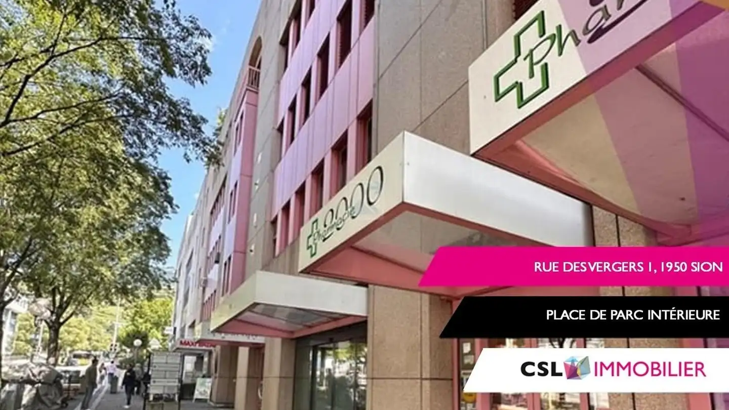 Outdoor parking space for rent - Rue Des Vergers 1, 1950 Sion