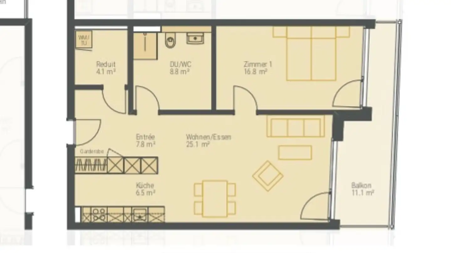 Wohnung mieten - Talstrasse 8, 4112 Flüh - Foto 2