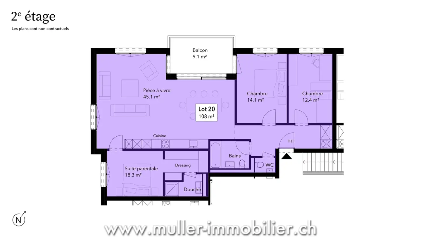 Wohnung kaufen - Route D'ursy 14, 1678 Siviriez - Foto 4