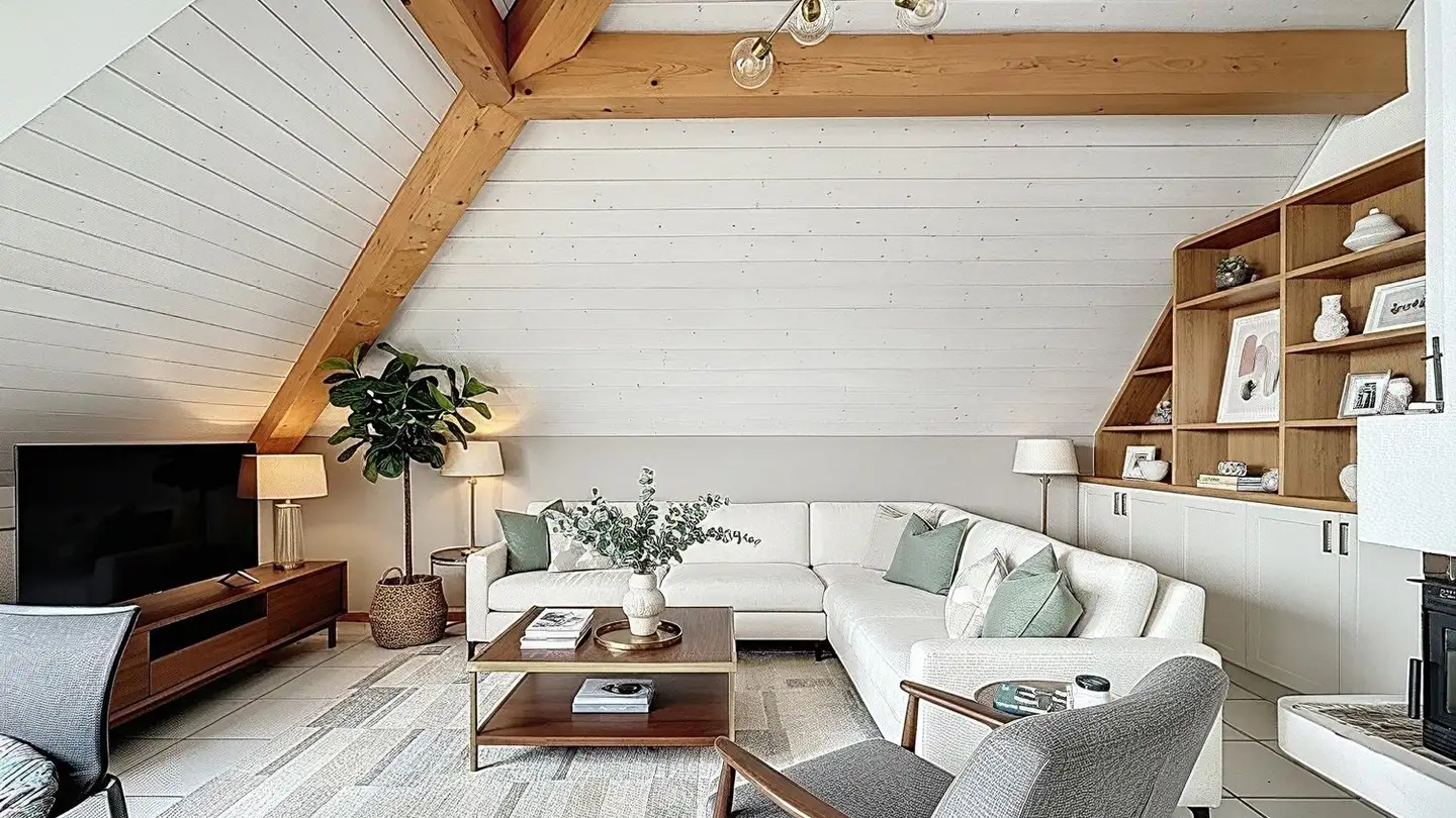 Attic flat for sale - 2023 Gorgier - Photo 2