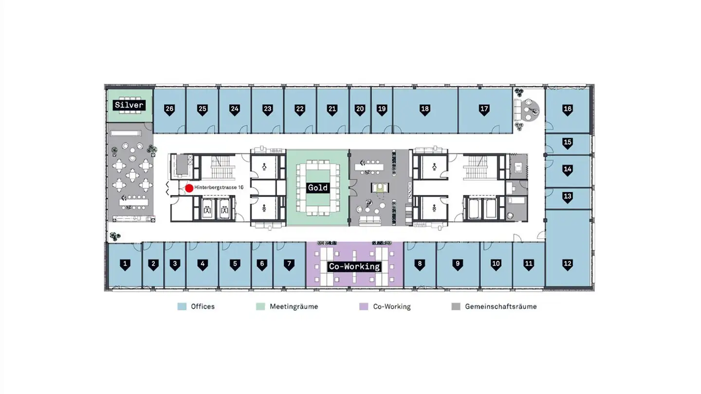 Bürofläche mieten - Hinterbergstrasse 16, 6312 Steinhausen - Foto 4