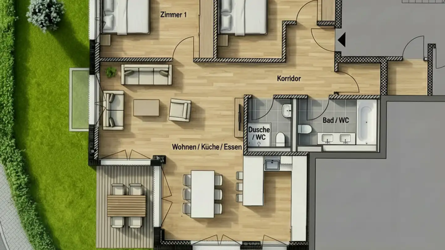 Appartement à louer - Wipkingerweg 20, 8037 Zürich - Photo 3