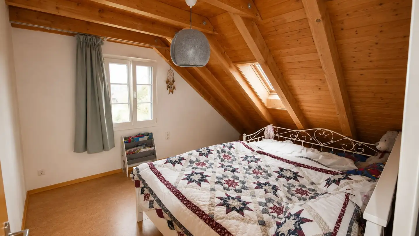 Attic flat for rent - Katzenbachstrasse 2, 8492 Wila