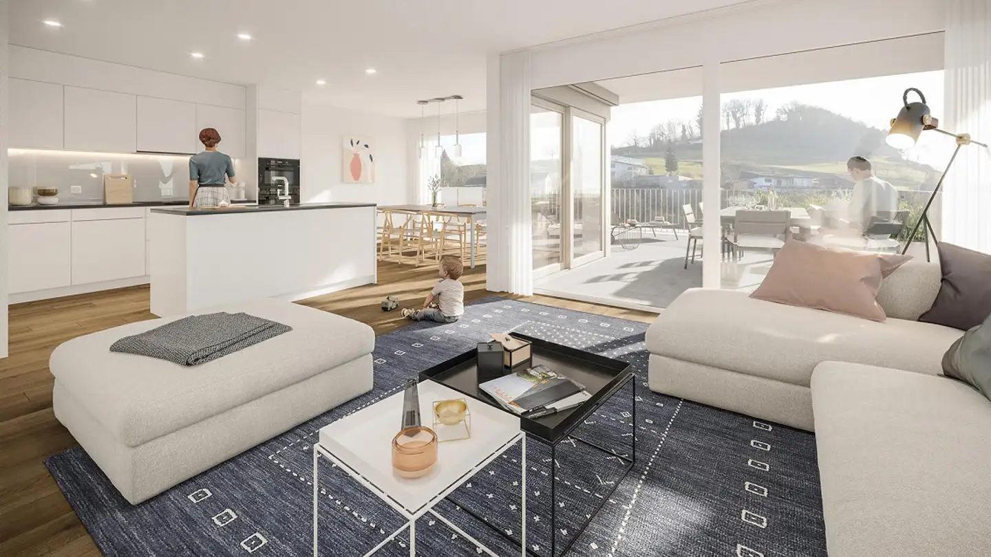 Appartement en terrasse à vendre - Bachgarten, 5079 Zeihen