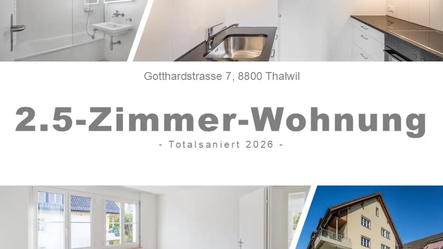 Appartement à louer - Gotthardstrasse 7, 8800 Thalwil