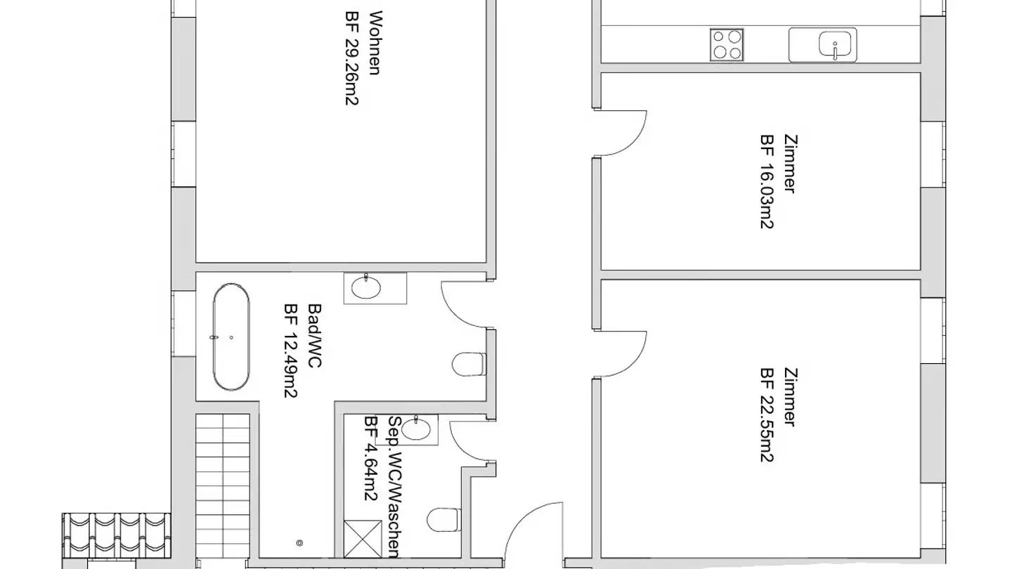 Appartamento in affitto - Grünenstrasse 2, 3455 Grünen - Foto 4