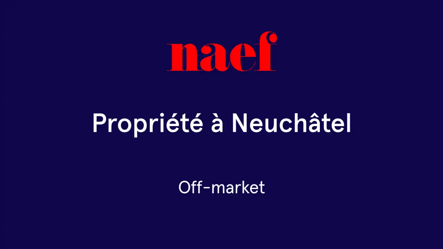 Immeuble mixte à vendre - 2000 Neuchâtel