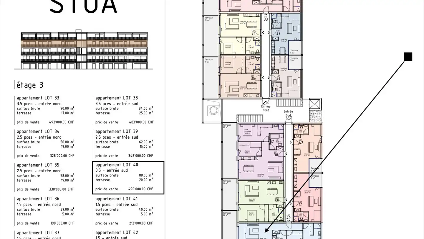 Appartement à vendre - 1994 Aproz (Nendaz)