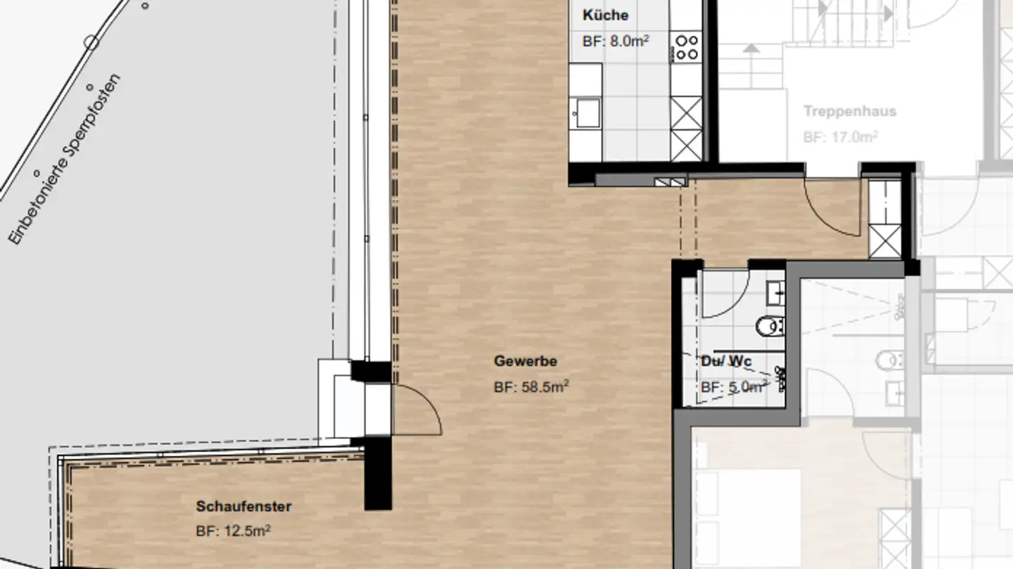 Gewerbe mieten - Bahnhofstrasse 32, 8620 Wetzikon ZH