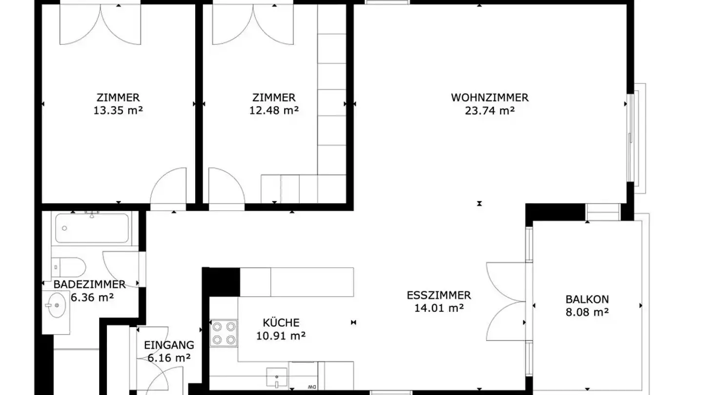 Apartment for rent - Muttenzerstrasse 141, 4127 Birsfelden - Photo 2