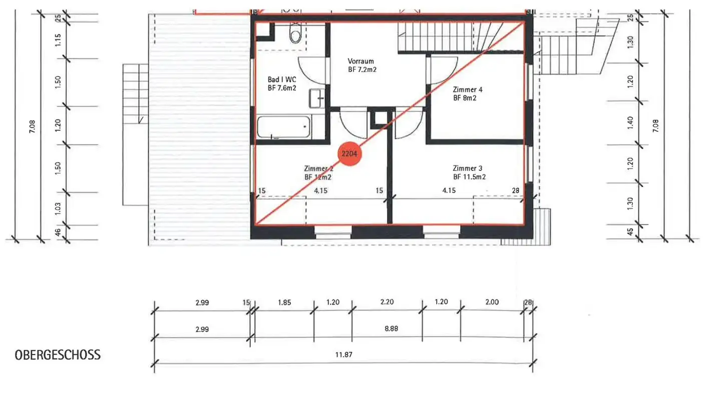 Casa a schiera in affitto - Hauptstrasse 8, 4107 Ettingen - Photo 4