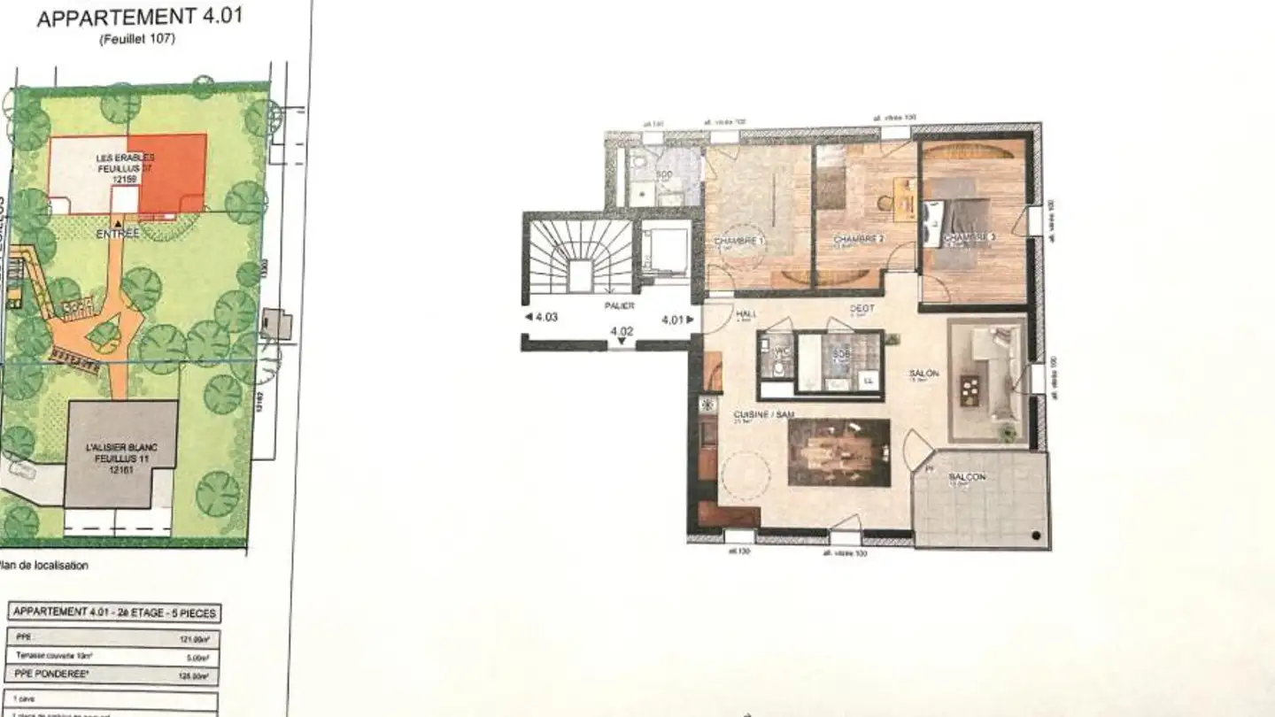 Appartement à vendre - Chemin des Feuillus 7, 1217 Meyrin - Photo 2