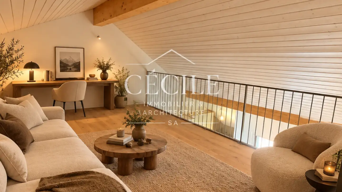 Dachgeschosswohnung kaufen - Route de l'Isle 18, 1148 Villars-Bozon