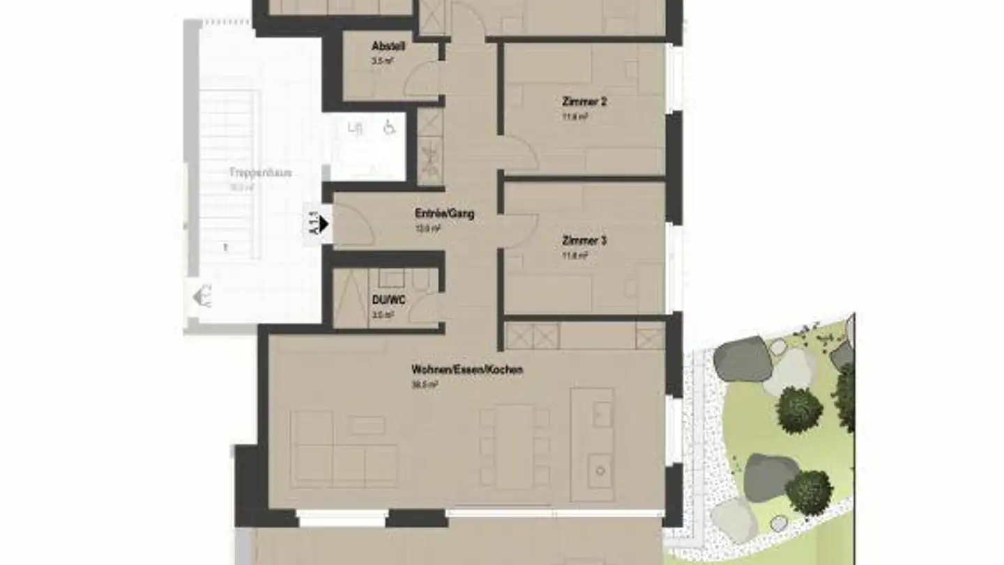 Attico in affitto - Plättlistrasse 10, 7323 Wangs - Foto 3