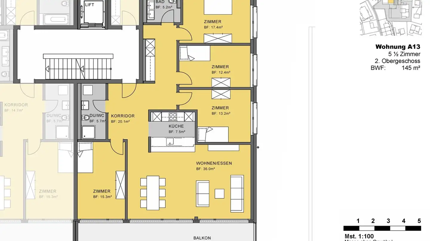 Wohnung mieten - Ufnau 3, 8733 Eschenbach SG - Foto 4