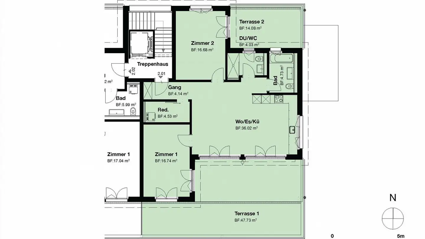 Penthouse mieten - Nüsatzstrasse 23b, 8248 Uhwiesen - Foto 2