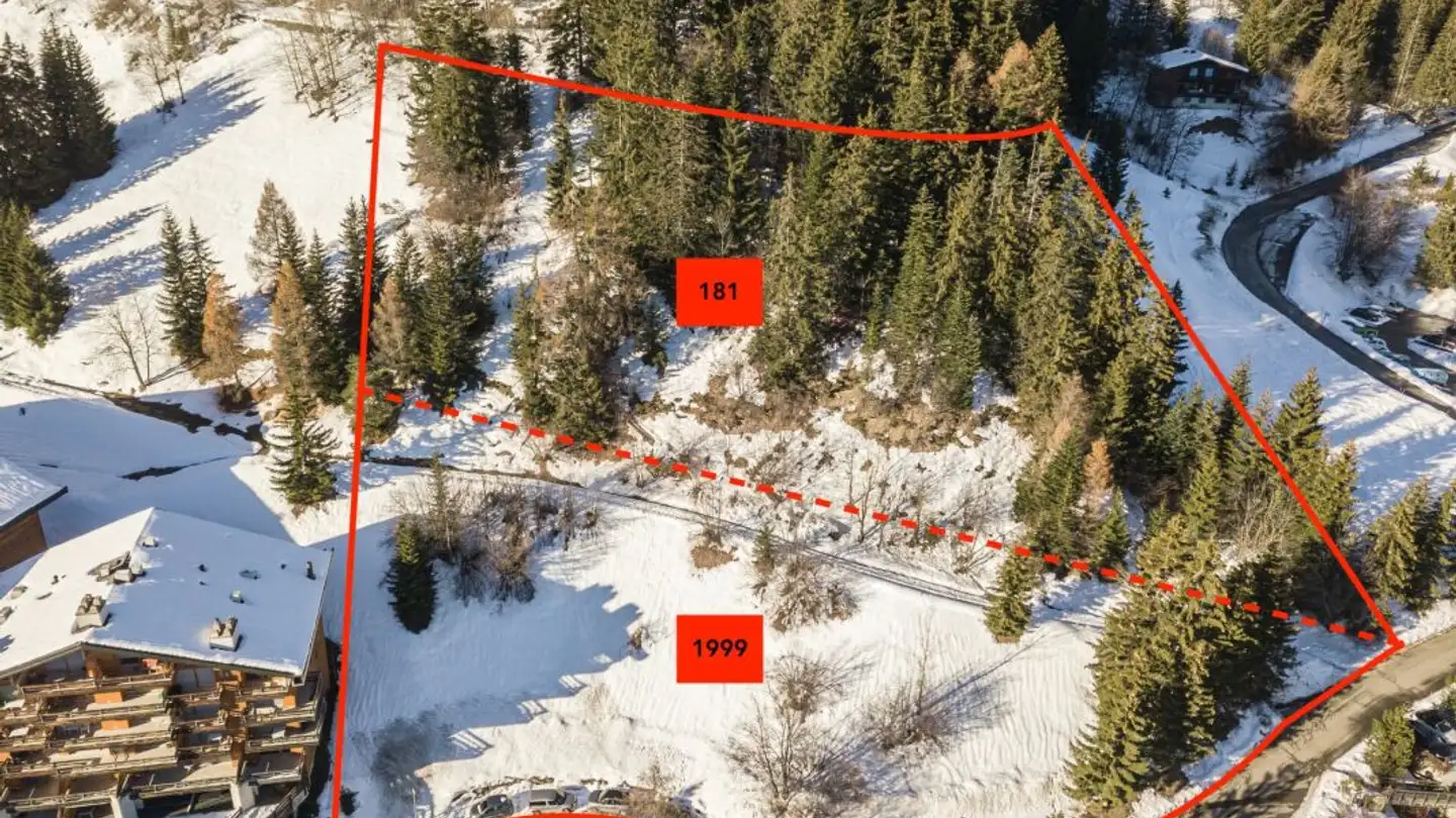 Constructible plot for sale - Route D'anzère, 1972 Anzère