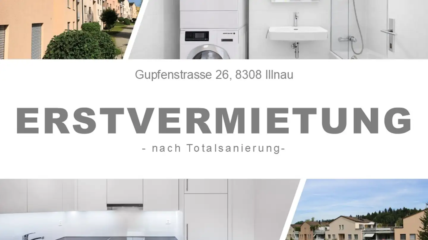 Appartement à louer - Gupfenstrasse 26, 8308 Illnau