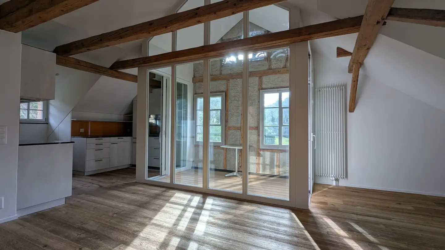 Dachgeschosswohnung mieten - Obschlagenstrasse 8b, 8916 Jonen