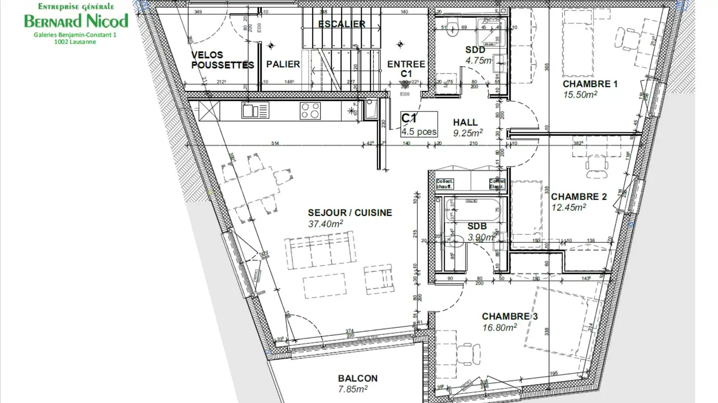 Appartement à vendre - Chemin De La Plaisante 27, 1012 Lausanne - Photo 4