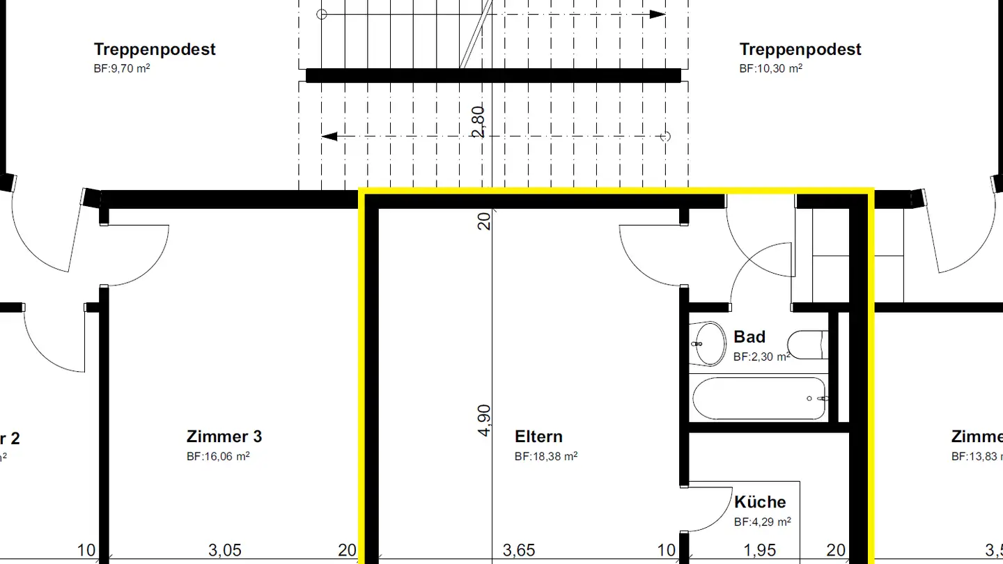 Wohnung mieten - Pappelstrasse 40, 4123 Allschwil - Foto 2
