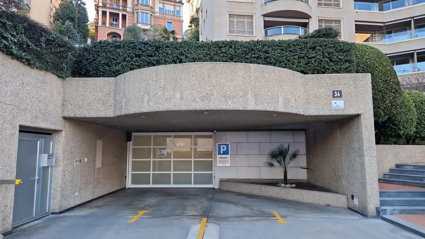Underground parking space for rent - Via Giuseppe Motta 34, 6900 Lugano