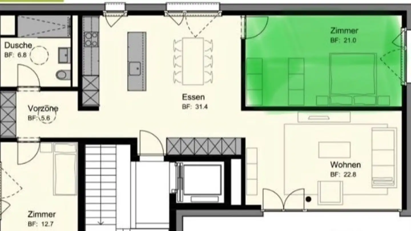 Single room for rent - 8180 Bülach - Photo 2