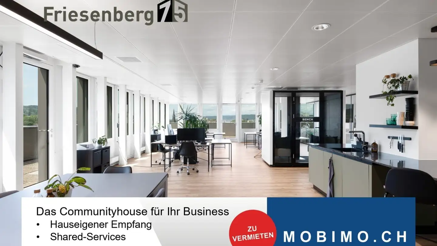 Bureau à louer - Friesenbergstrasse 75, 8055 Zürich
