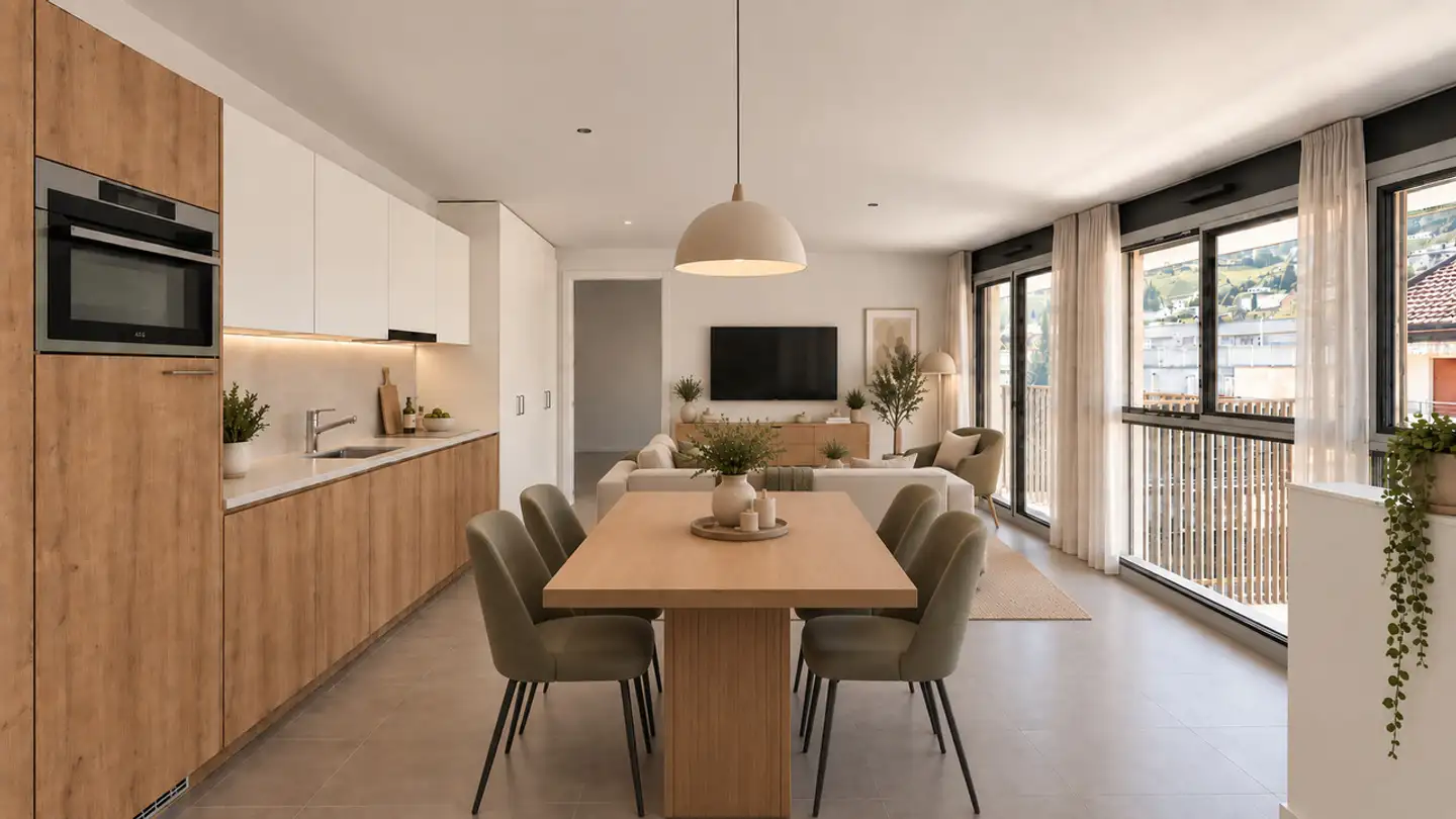 Wohnung mieten - Avenue De France 13, 3960 Sierre - Foto 3