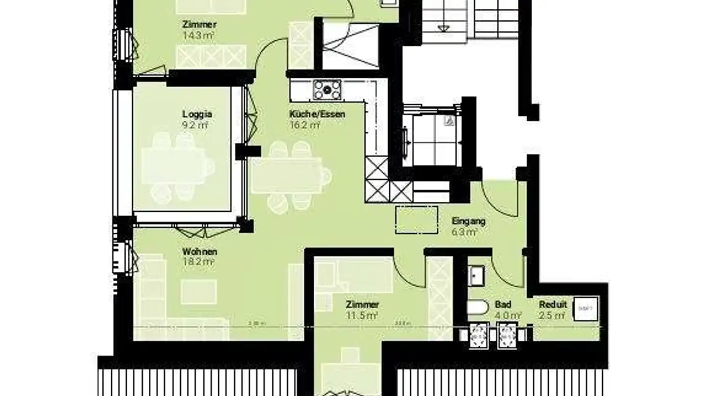 Wohnung mieten - Hauptstrasse 40, 8217 Wilchingen - Foto 3