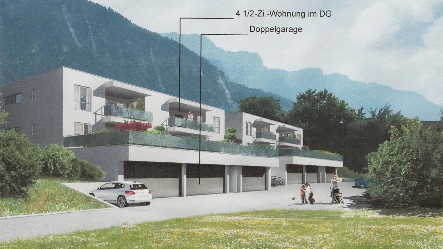 Wohnung mieten - Im Kuonz 7, 7205 Zizers