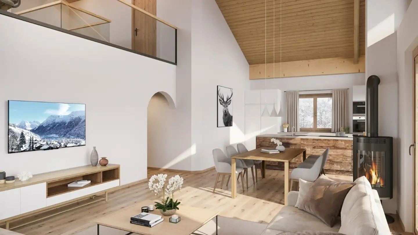 Dachgeschosswohnung kaufen - 7250 Klosters