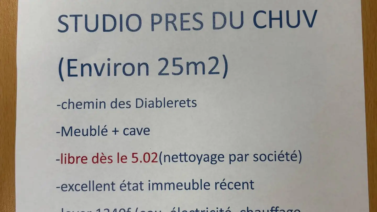 Apartment for rent - Chemin Des Diablerets, 1012 Lausanne