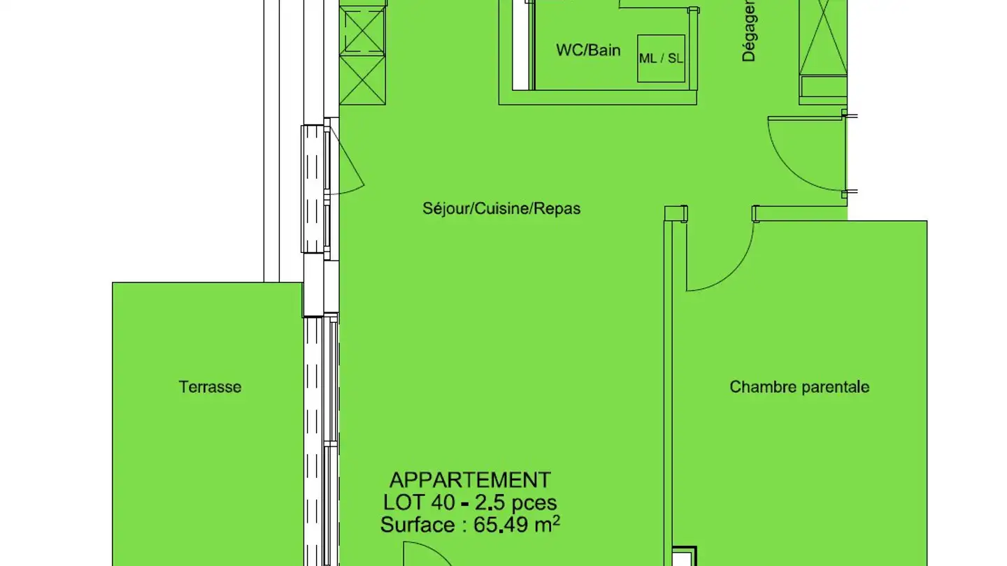 Appartamento in affitto - Rue De Corbières 21, 1630 Bulle - Photo 2