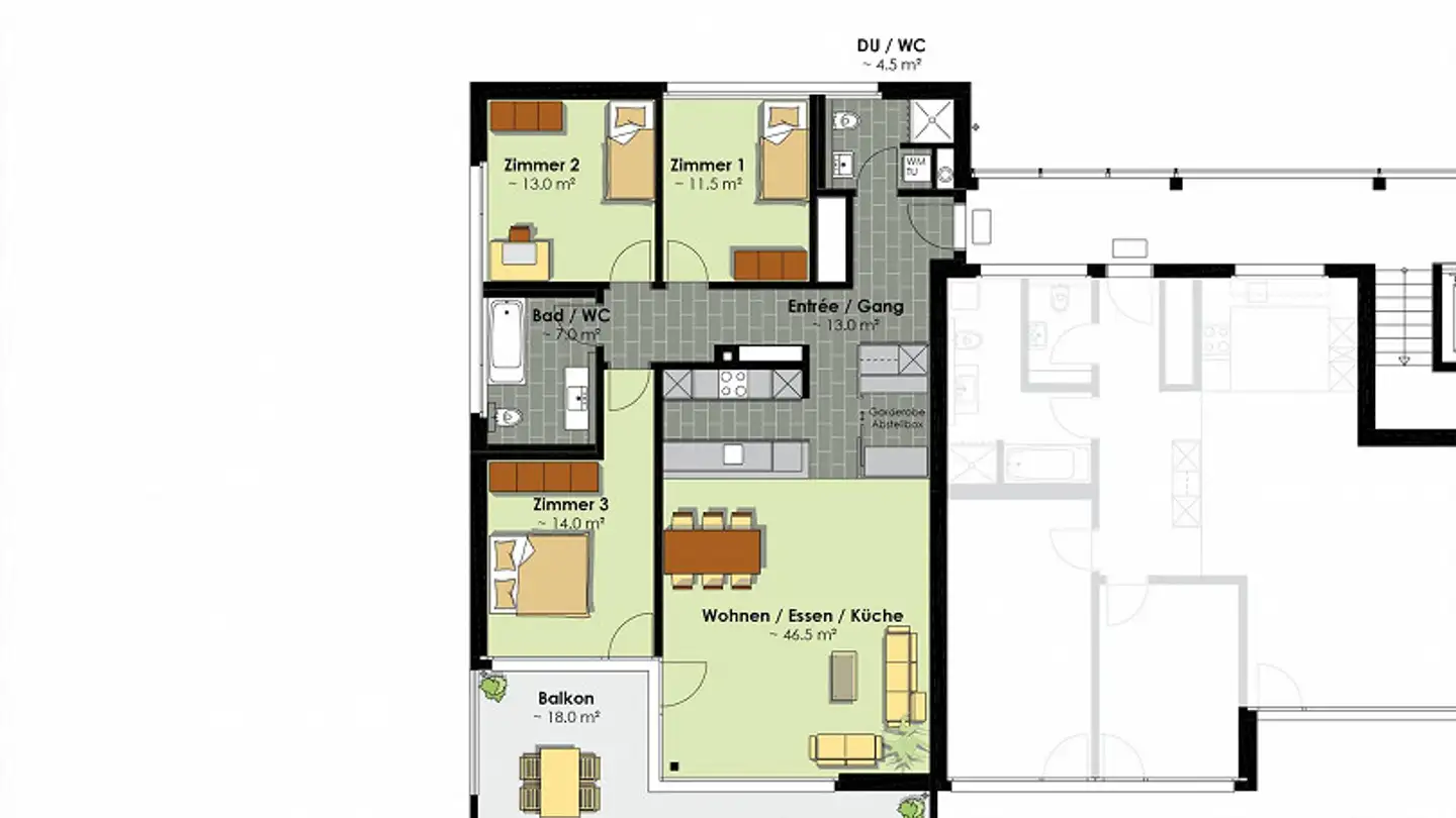 Appartamento in affitto - Bühlstrasse 18, 8583 Sulgen - Foto 3