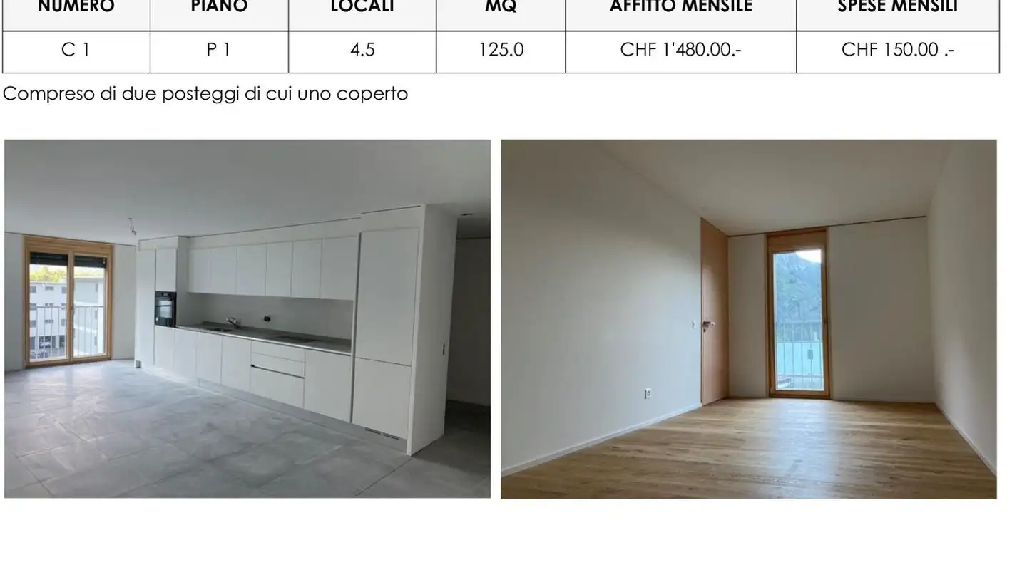 Wohnung mieten - Via Industrie Sud 10, 6703 Osogna - Foto 2