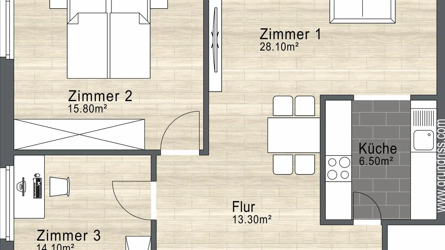 Wohnung mieten - Burgisteinstrasse 1b, 3665 Wattenwil - Foto 3