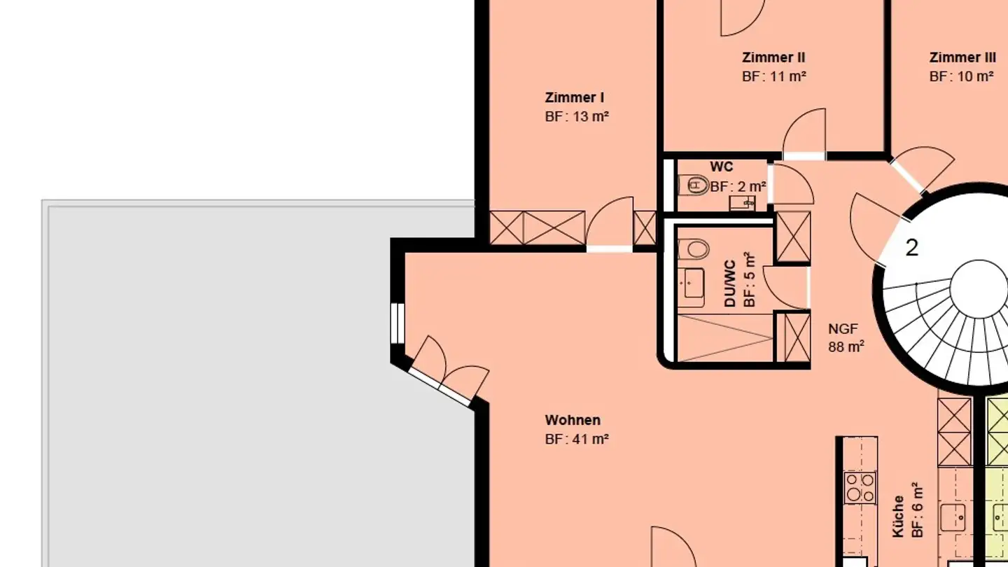 Single room for rent - 8037 Zürich - Photo 2