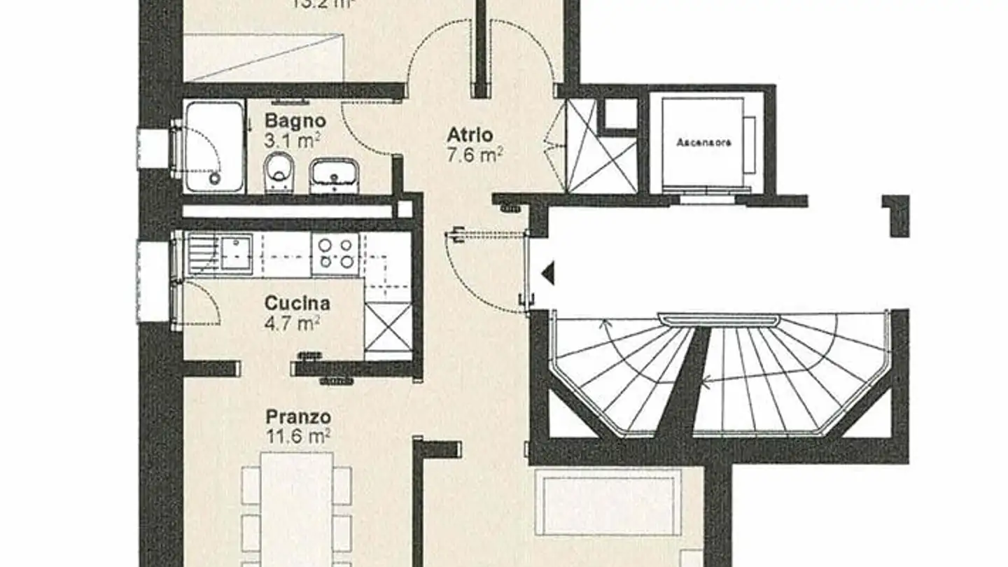 Wohnung mieten - Via San Gottardo 6, 6500 Bellinzona