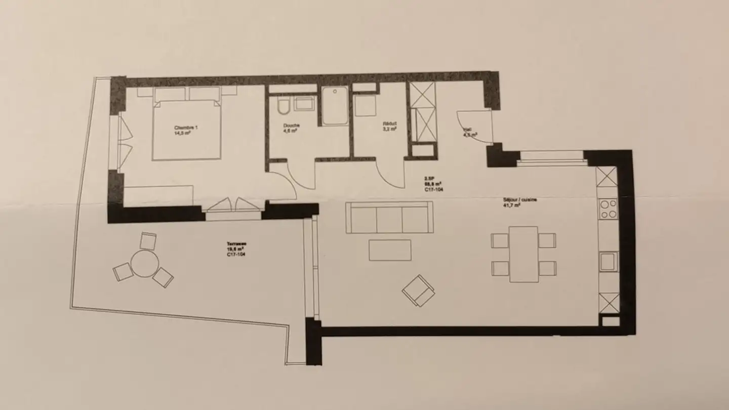 Appartamento in affitto - Rue De La Chenalette 17, 1020 Renens VD - Foto 3