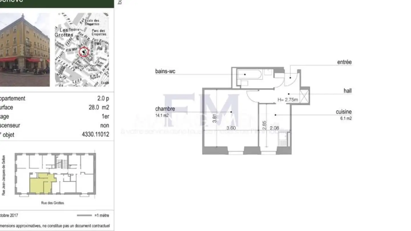 Apartment for rent - Rue des Grottes, 1201 Genève - Photo 4