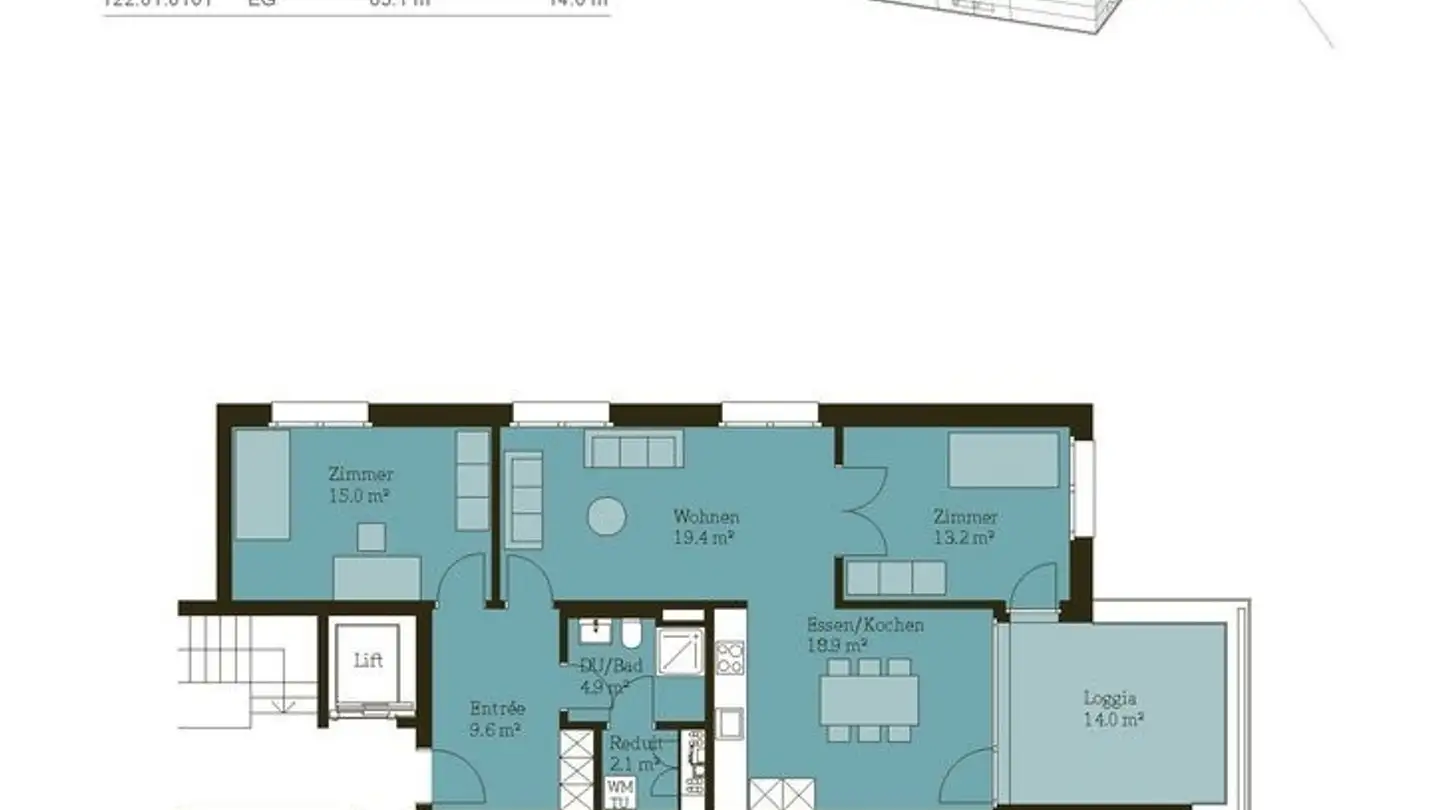 Appartement à louer - Gishalde 3, 4663 Aarburg - Photo 4