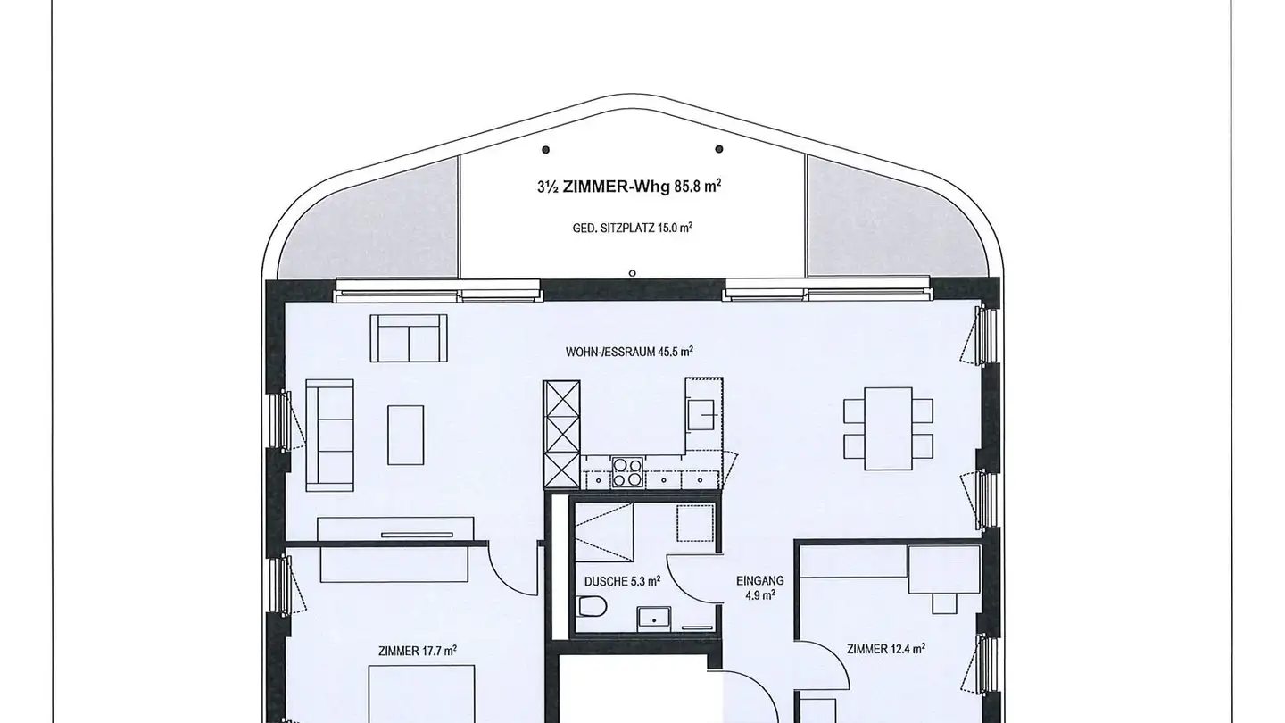 Wohnung mieten - Alemannenstrasse 8, 4153 Reinach BL - Foto 2