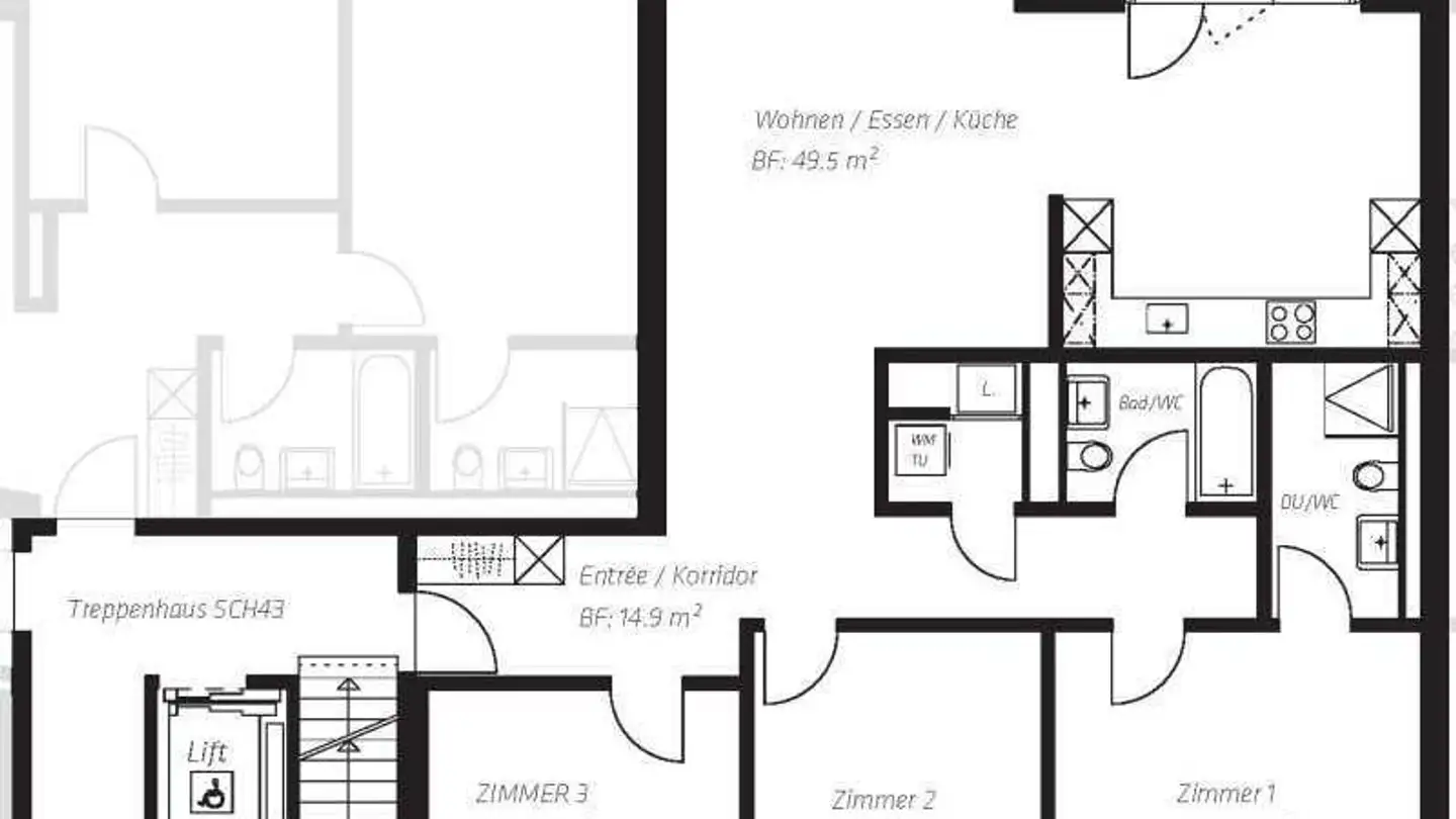 Appartement à louer - Schaffhauserstrasse 43, 8180 Bülach - Photo 4