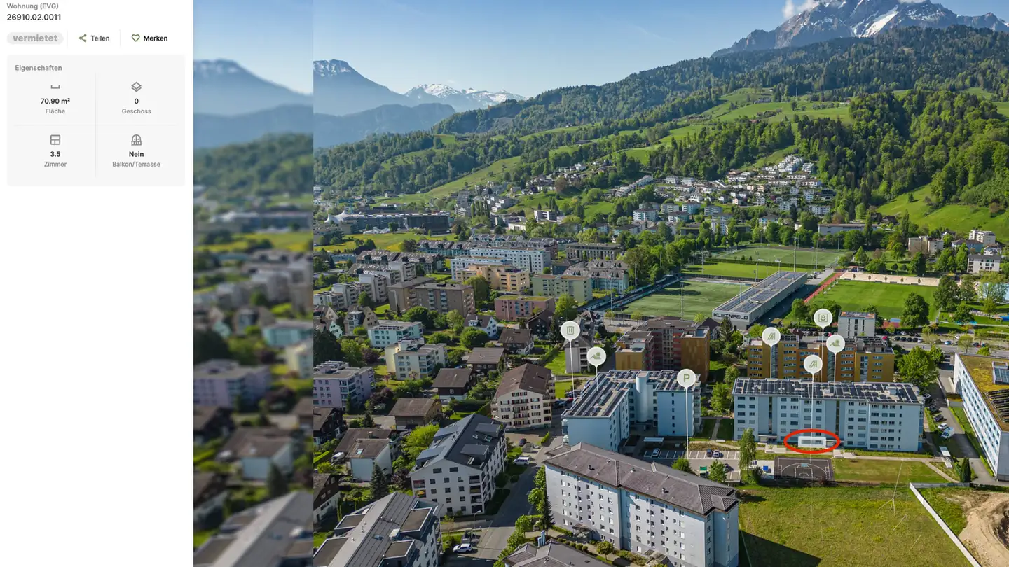 Appartamento in affitto - Brunnmattstrasse 18a, 6010 Kriens - Foto 2