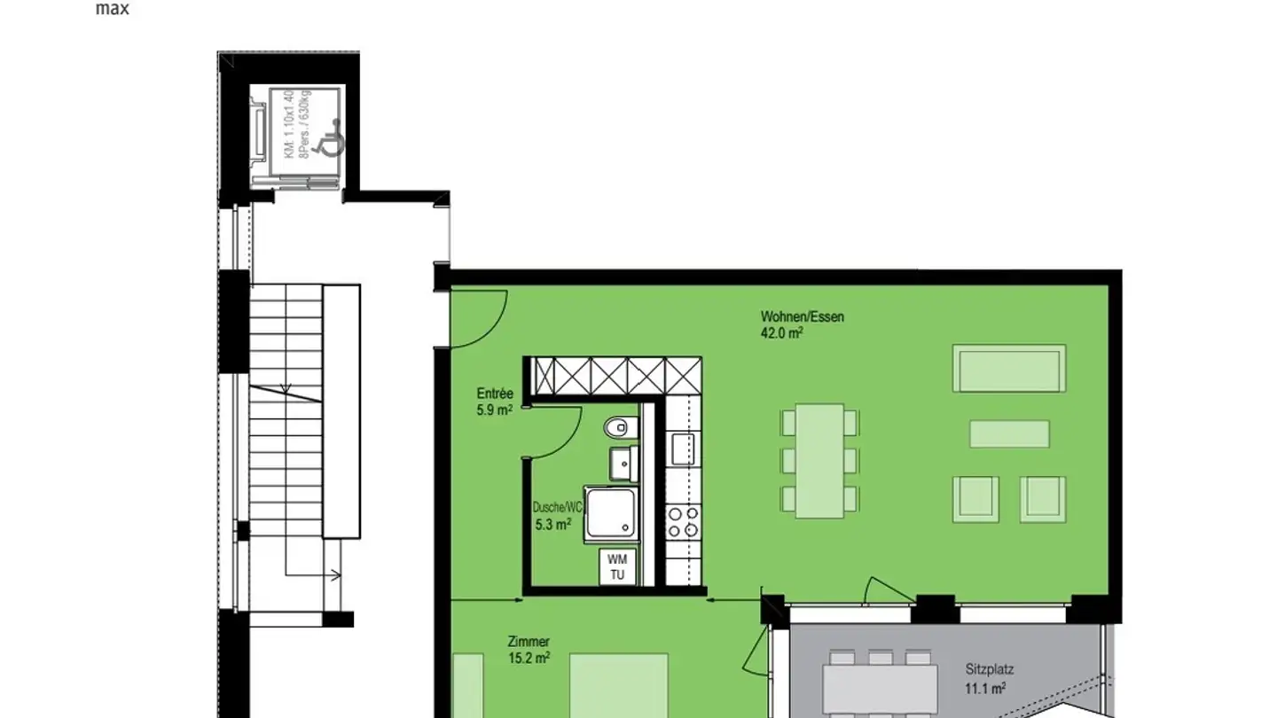 Appartement à louer - Giessenstrasse, 8600 Dübendorf - Photo 2