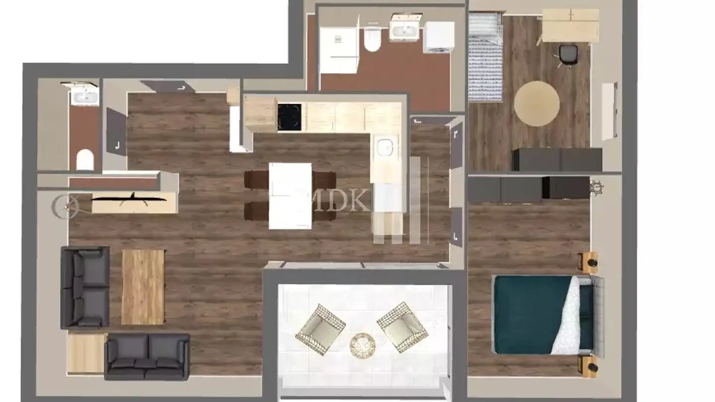 Apartment for rent - Chemin Des Dailles 37, 1870 Monthey - Photo 4