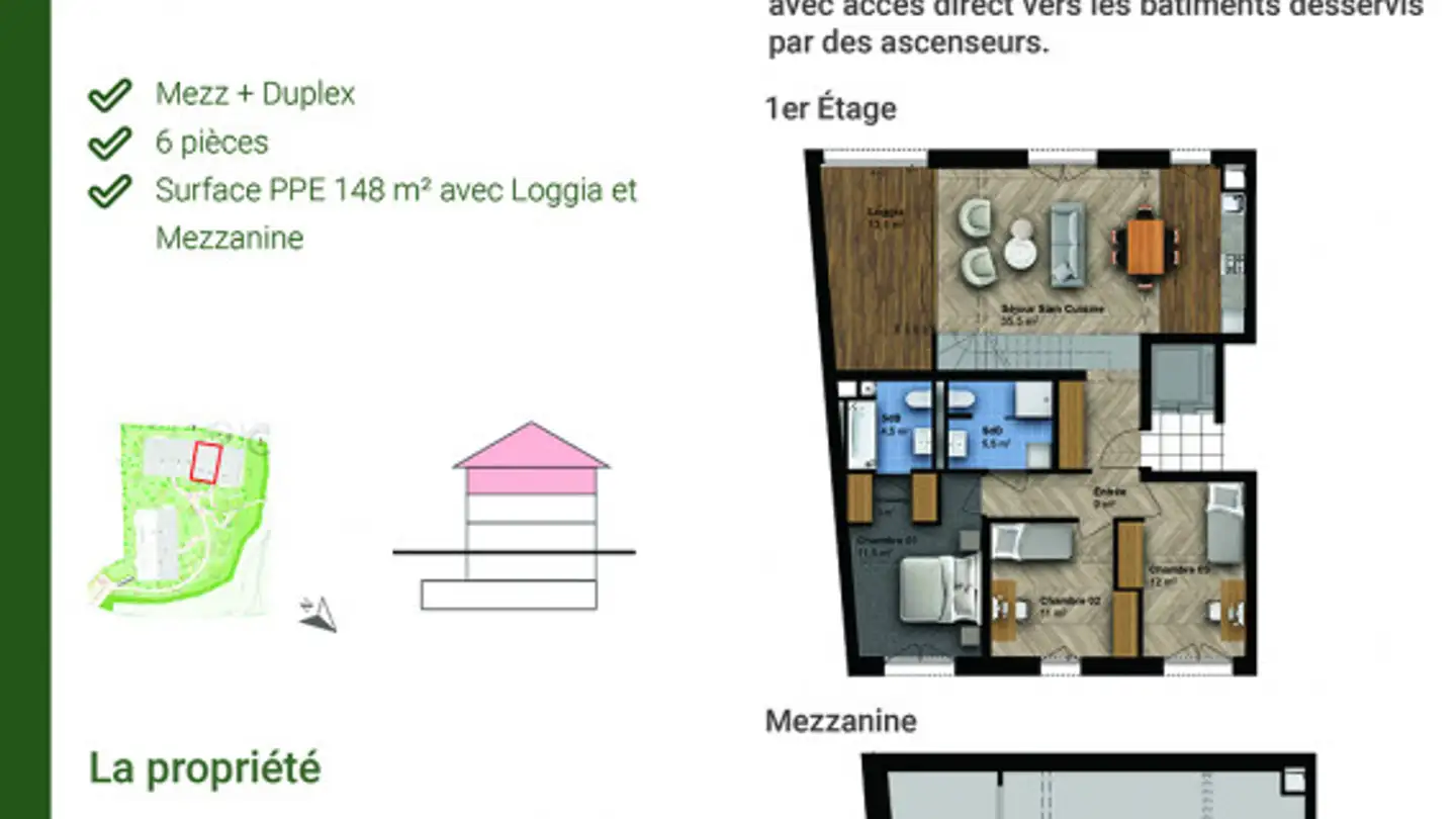 Apartment for sale - Route D' Aire-La-Ville 147, 1242 Satigny - Photo 2