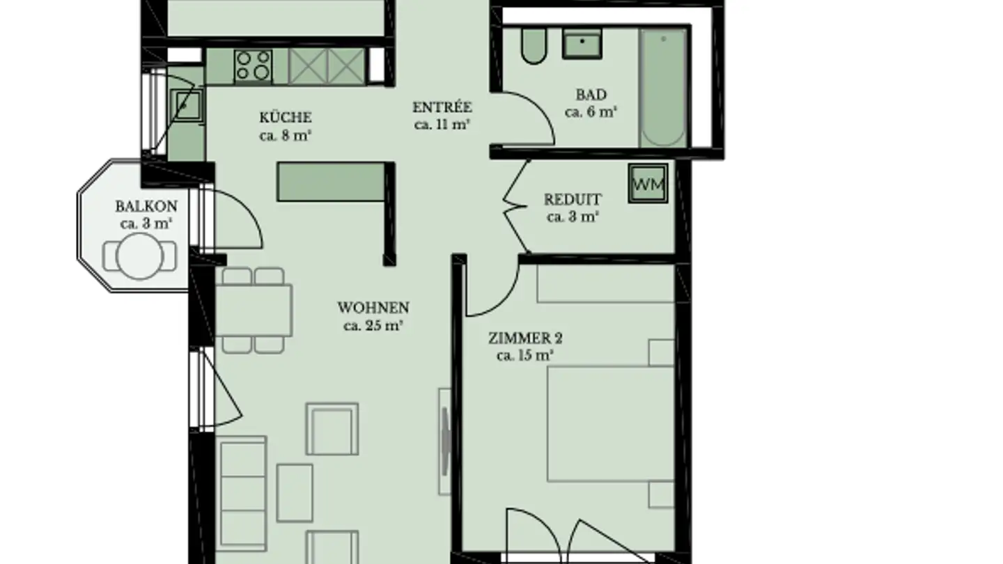 Apartment for rent - Im Brünnli 9, 8152 Opfikon - Photo 3